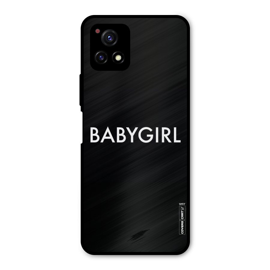 Baby Girl Metal Back Case for Vivo Y72 5G