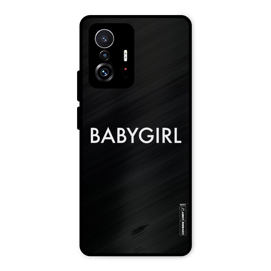 Baby Girl Metal Back Case for Xiaomi 11T Pro