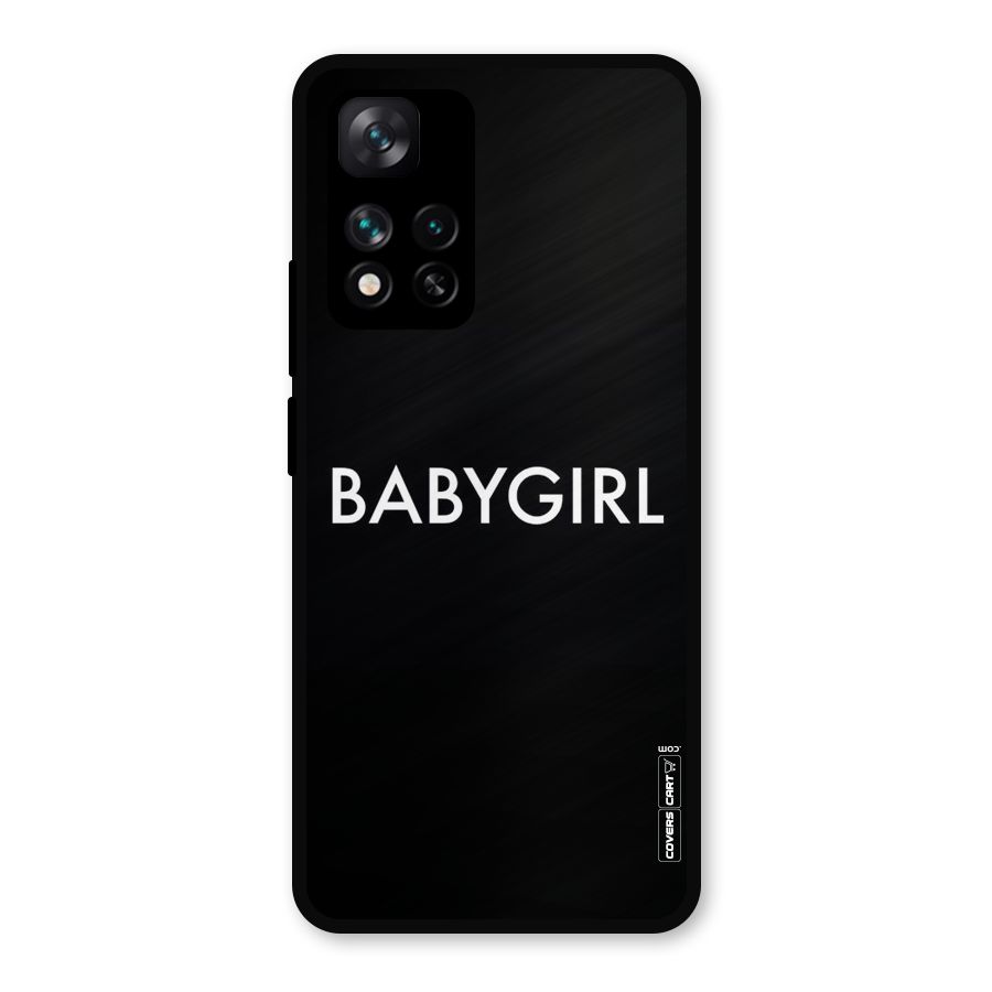 Baby Girl Metal Back Case for Xiaomi 11i Hypercharge 5G