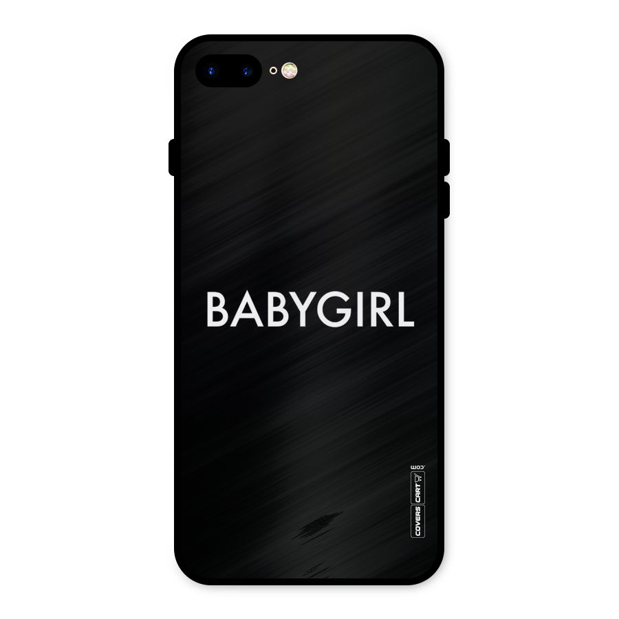 Baby Girl Metal Back Case for iPhone 7 Plus