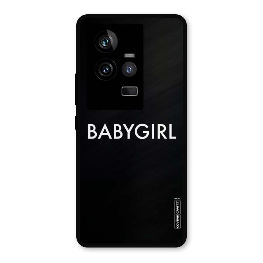 Baby Girl Metal Back Case for iQOO 11 5G