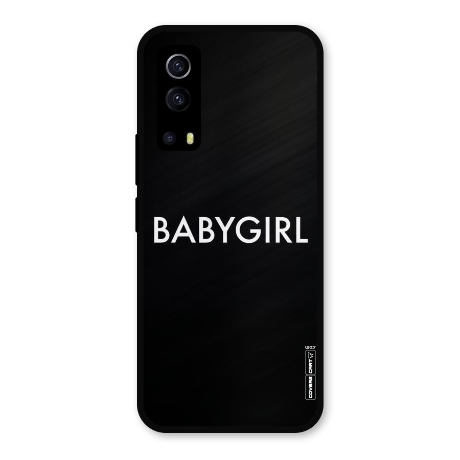 Baby Girl Metal Back Case for iQOO Z3