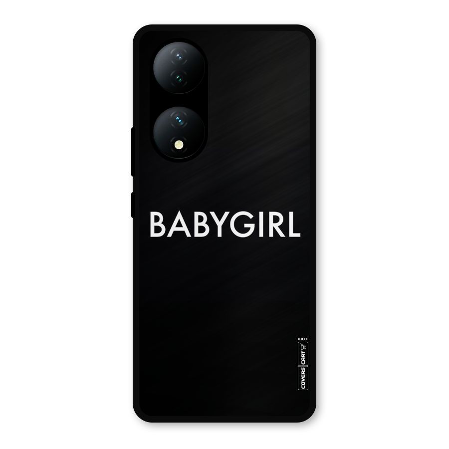 Baby Girl Metal Back Case for iQOO Z7