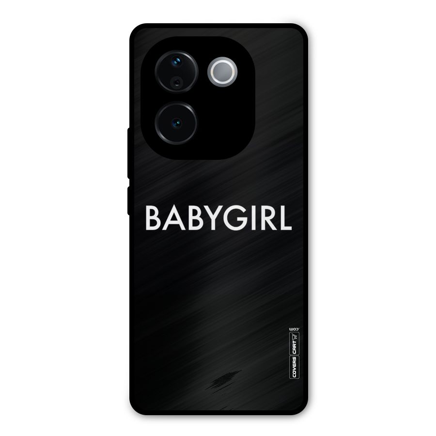 Baby Girl Metal Back Case for iQOO Z9s Pro