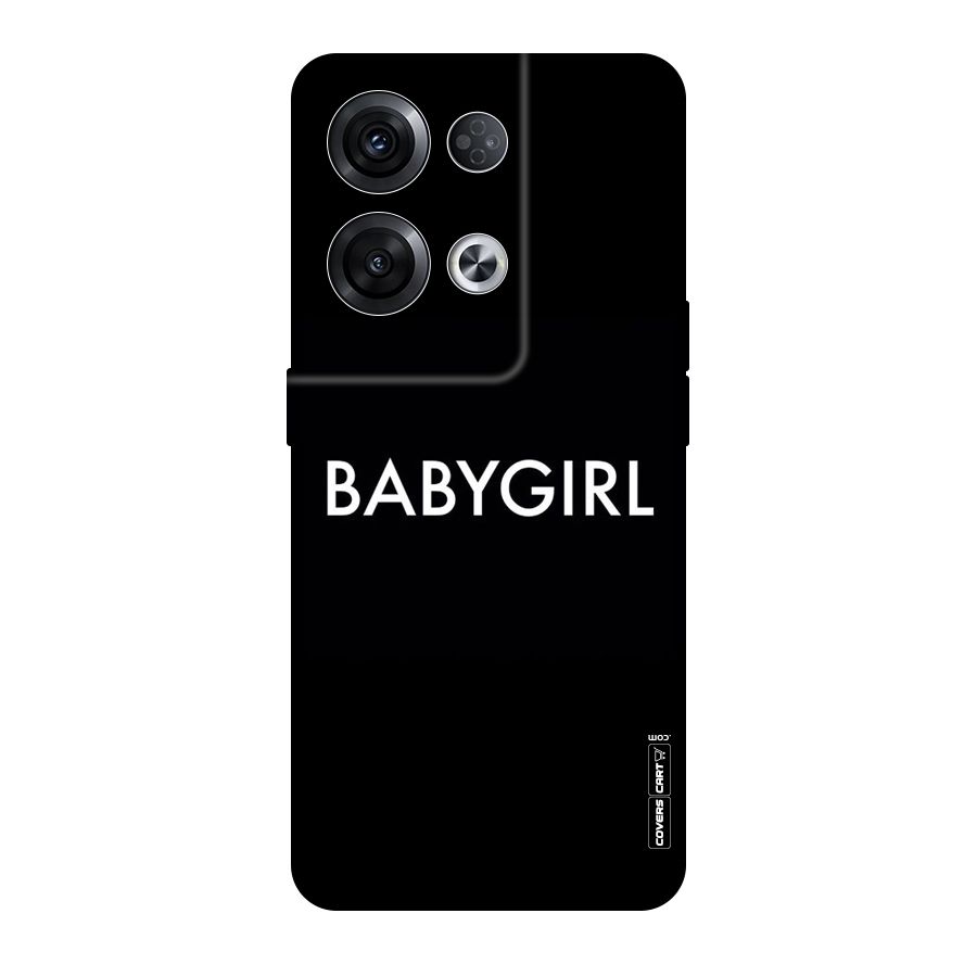Baby Girl Original Polycarbonate Back Case for Oppo Reno8 Pro 5G