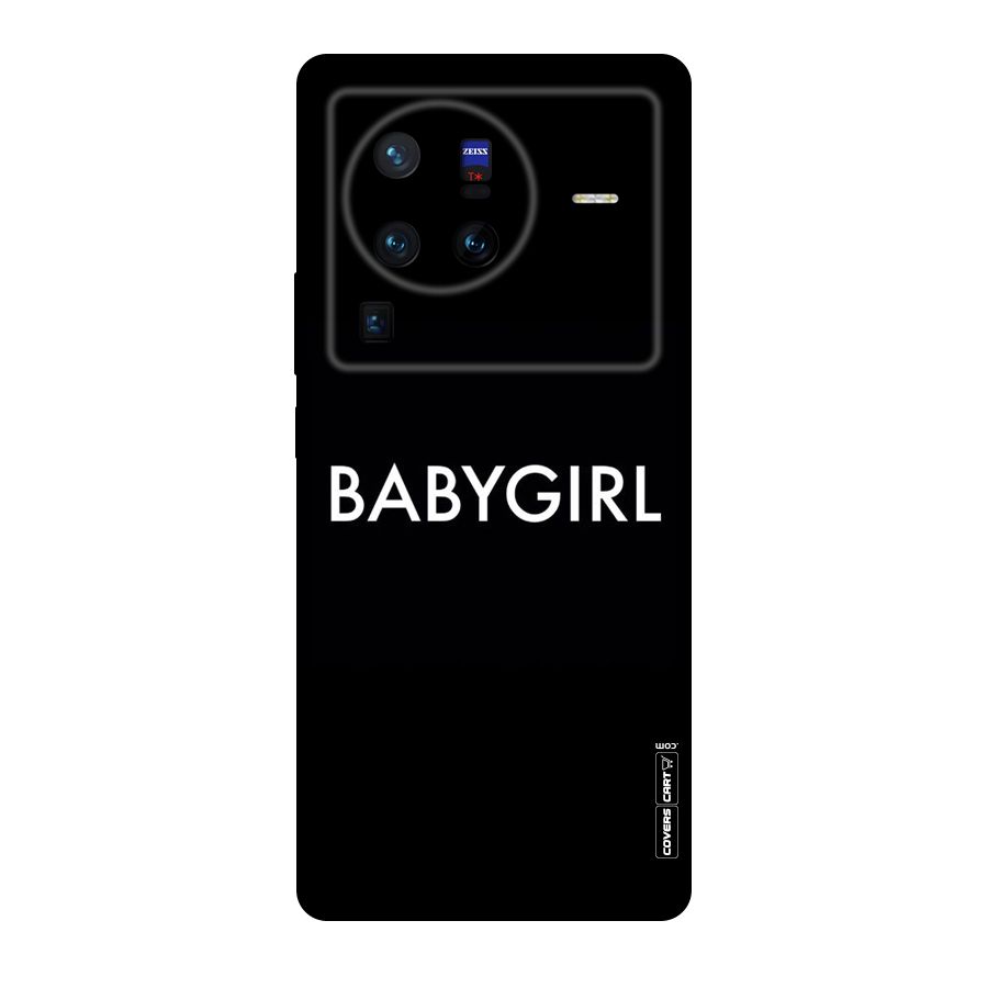 Baby Girl Original Polycarbonate Back Case for Vivo X80