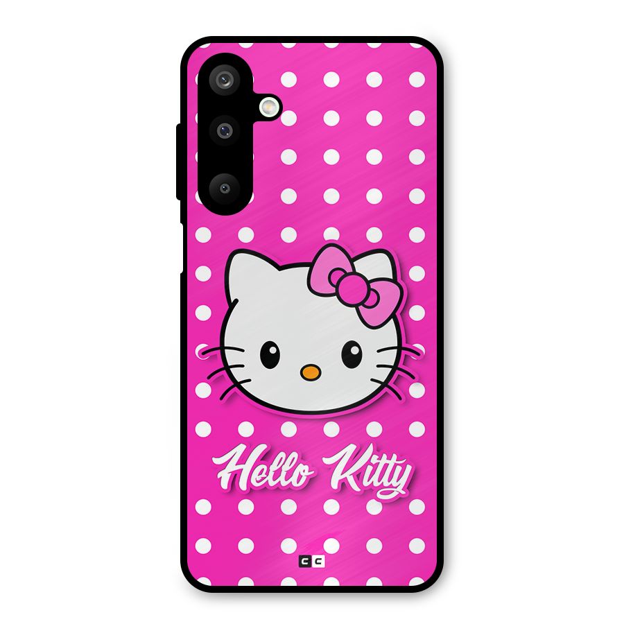 Baby Kitty Metal Back Case for Galaxy M16