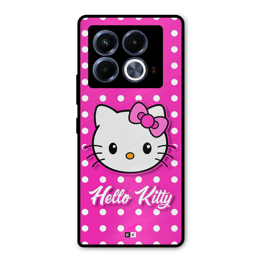 Baby Kitty Metal Back Case for Infinix Note 40 5G