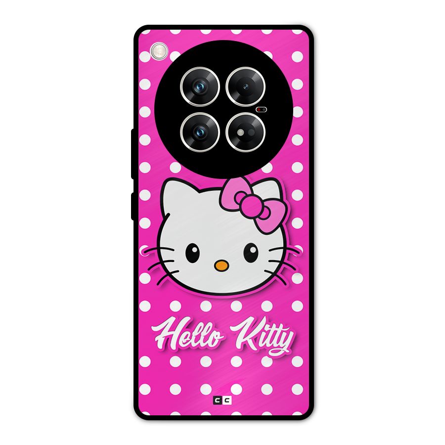 Baby Kitty Metal Back Case for Infinix Zero 40 5G