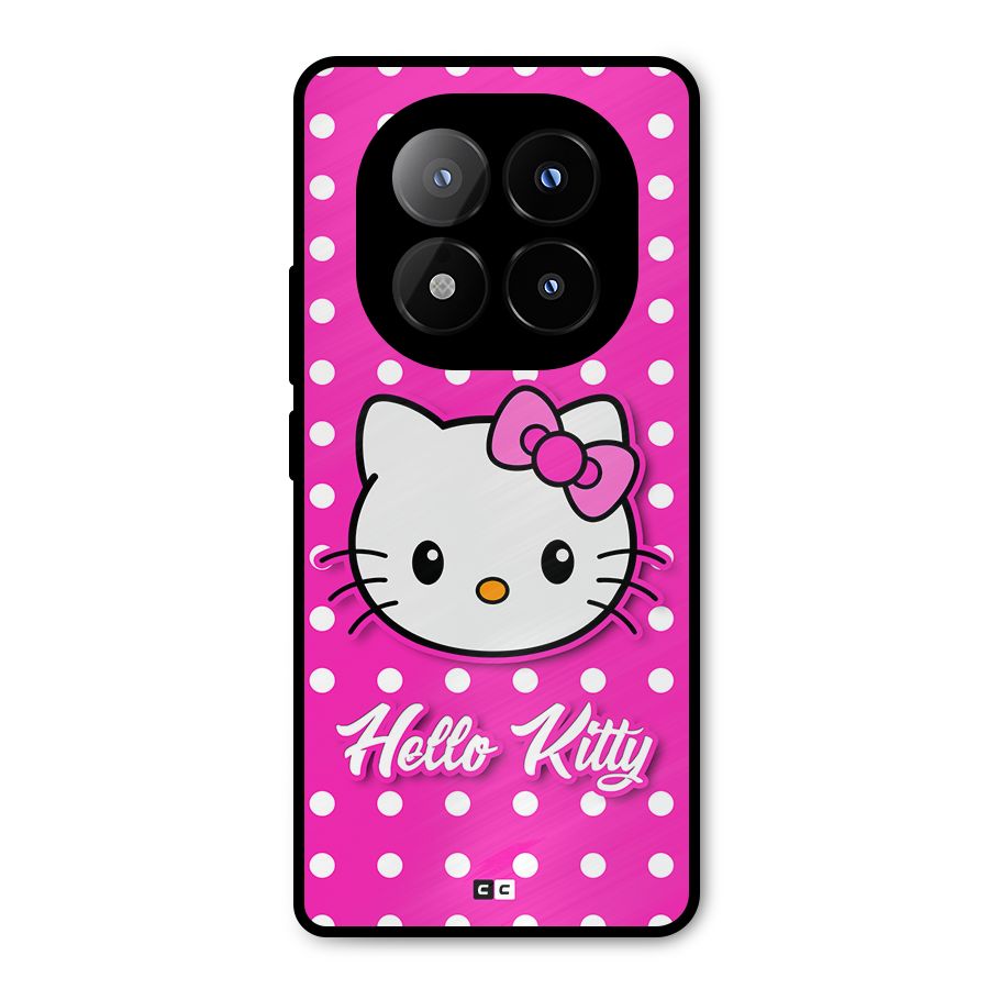 Baby Kitty Metal Back Case for Redmi Note 14 Pro Plus 5G