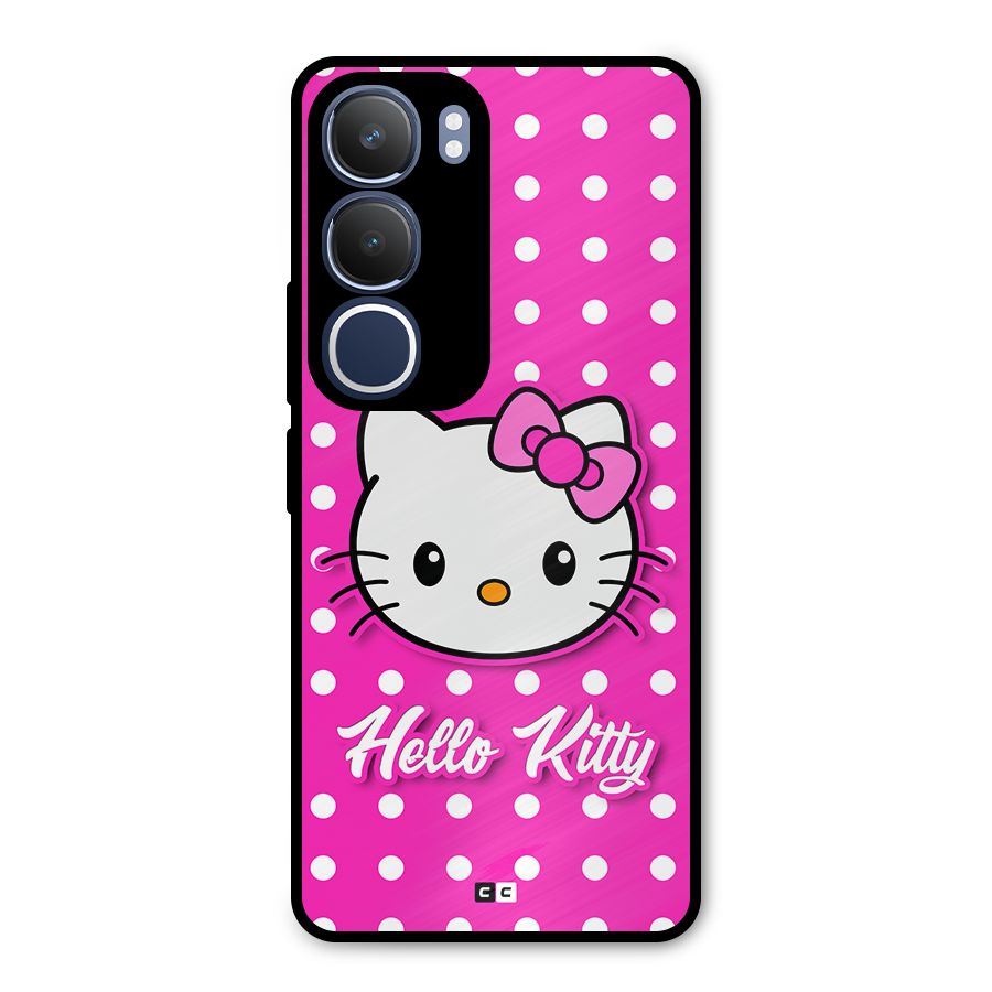 Baby Kitty Metal Back Case for Vivo Y29