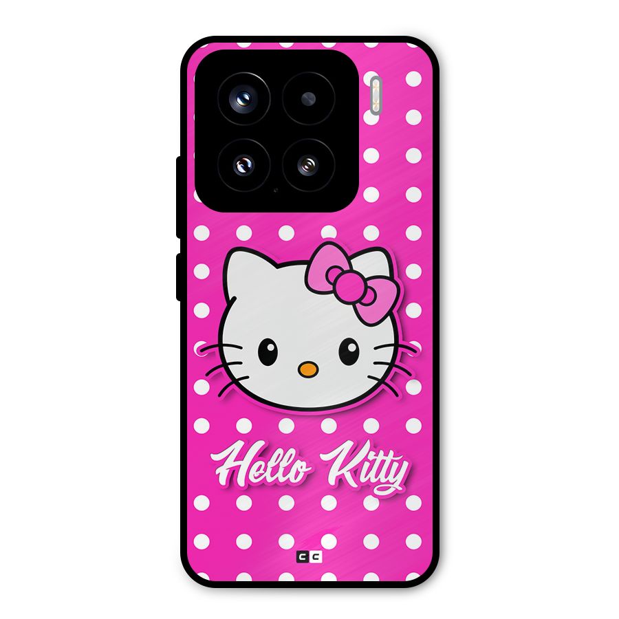Baby Kitty Metal Back Case for Xiaomi 15