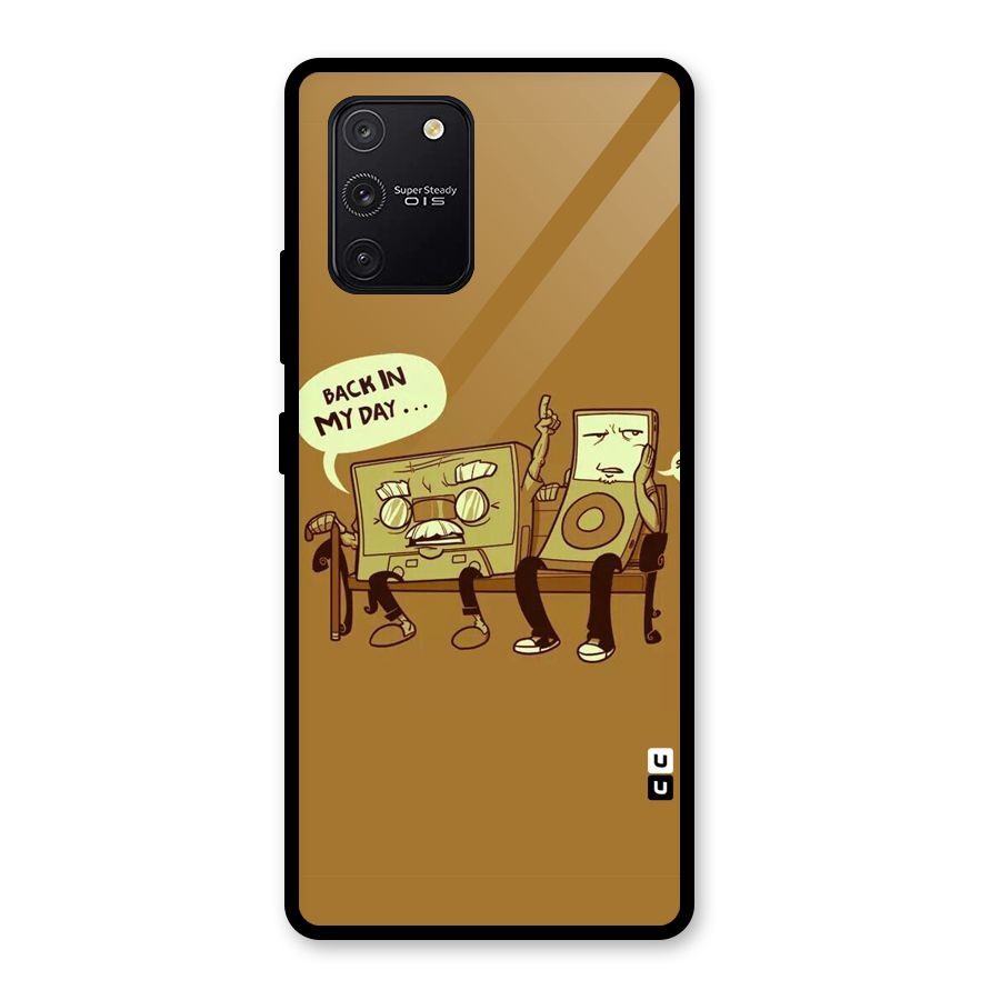 Back In Day Casette Glass Back Case for Galaxy S10 Lite