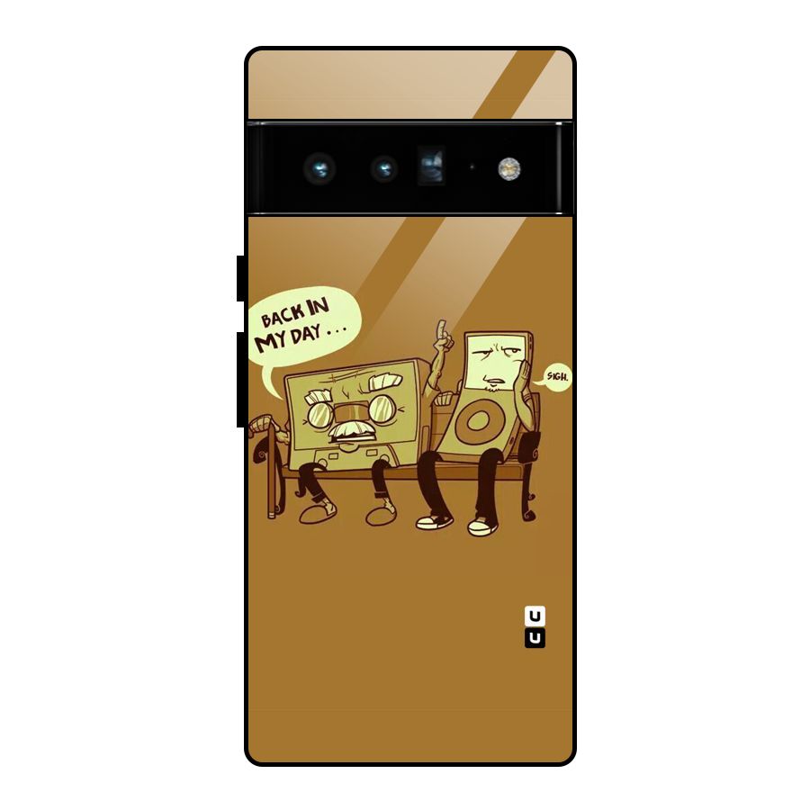 Back In Day Casette Glass Back Case for Google Pixel 6 Pro