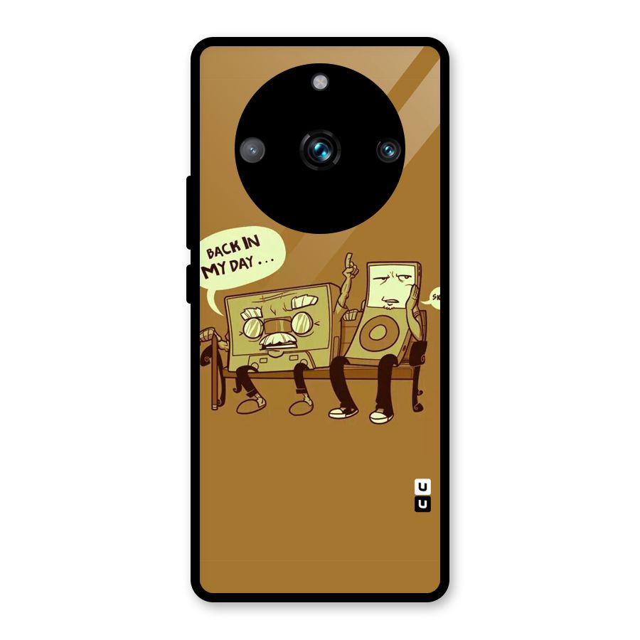 Back In Day Casette Glass Back Case for Realme Narzo 60 Pro