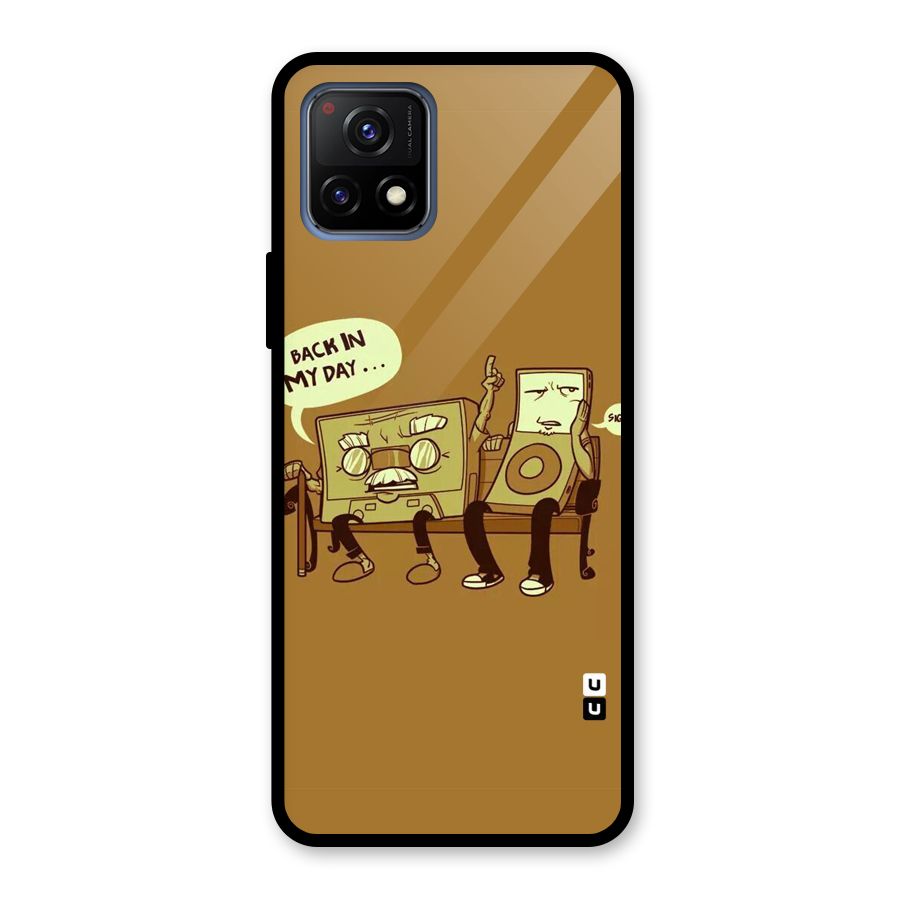 Back In Day Casette Glass Back Case for Vivo Y72 5G