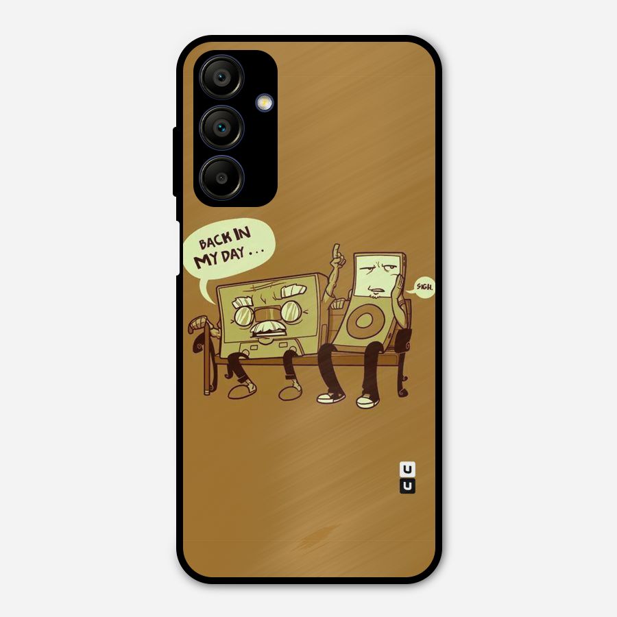 Back In Day Casette Metal Back Case for Galaxy A15 5G