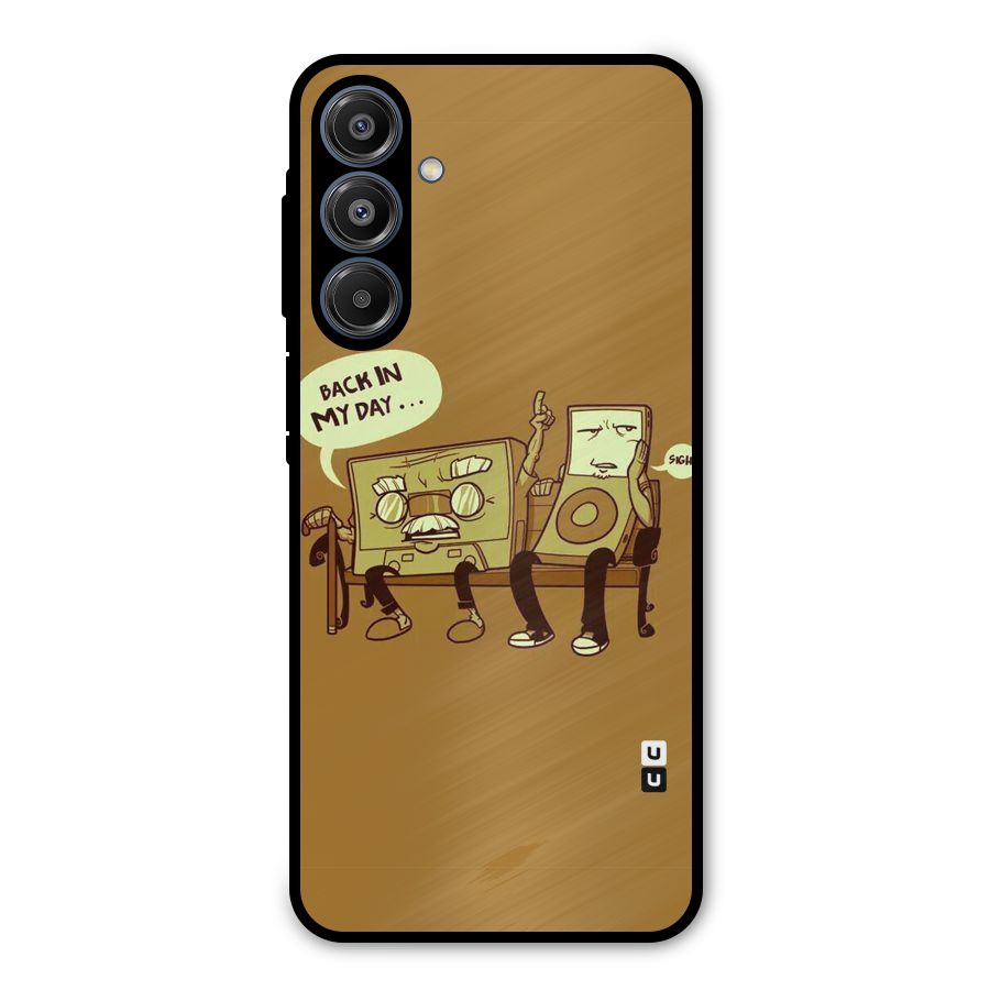 Back In Day Casette Metal Back Case for Galaxy A16 5G