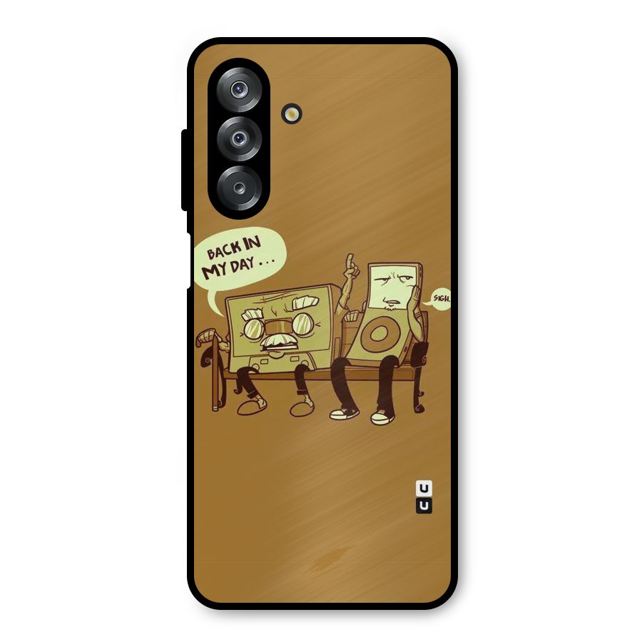 Back In Day Casette Metal Back Case for Galaxy A26