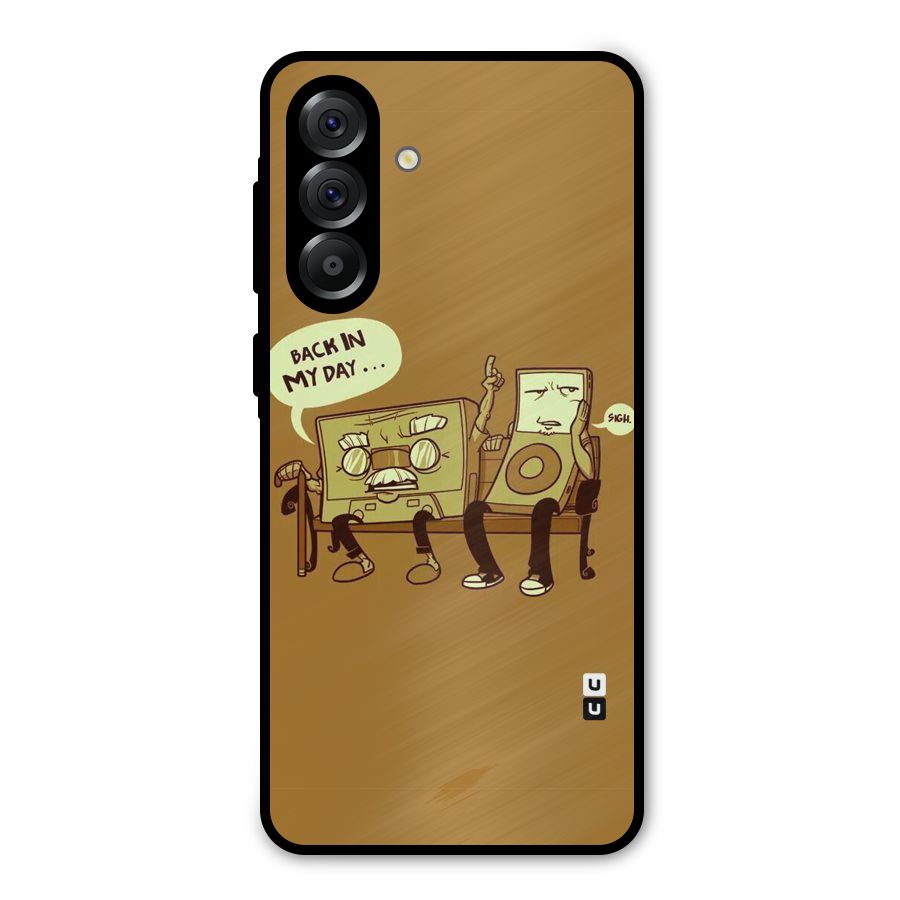 Back In Day Casette Metal Back Case for Galaxy A56