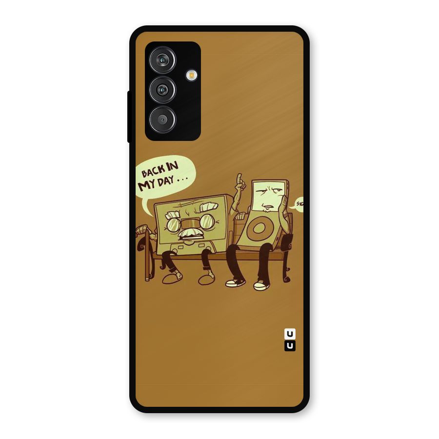 Back In Day Casette Metal Back Case for Galaxy F13