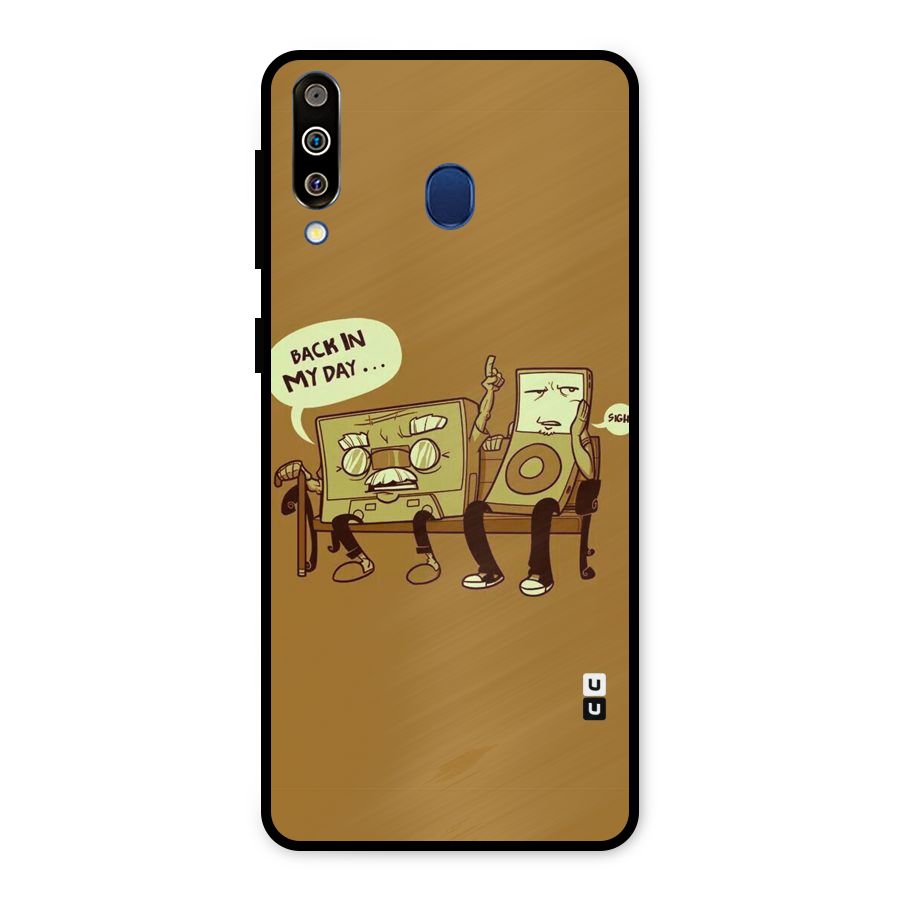 Back In Day Casette Metal Back Case for Galaxy M30