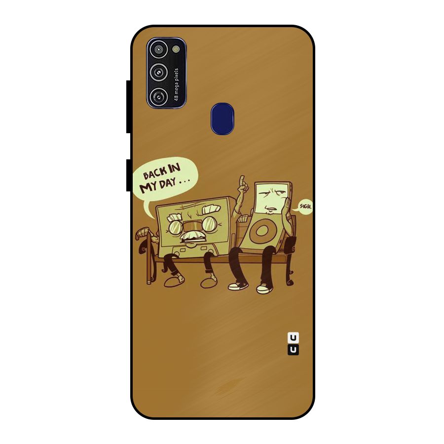 Back In Day Casette Metal Back Case for Galaxy M30s