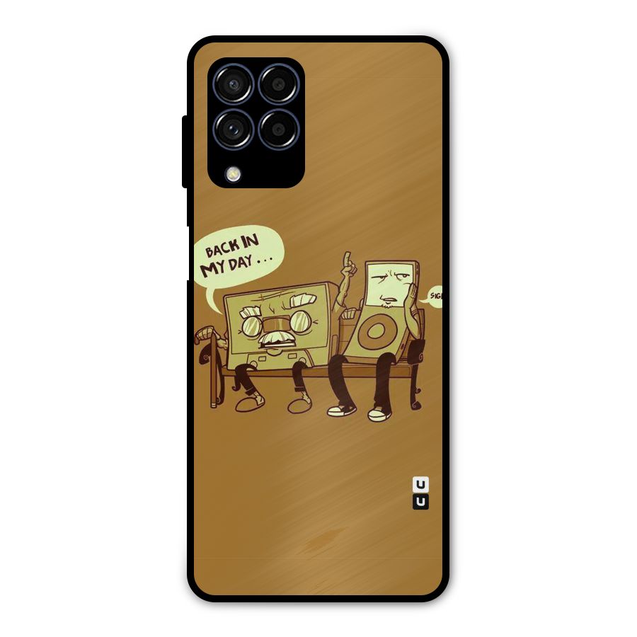Back In Day Casette Metal Back Case for Galaxy M53 5G