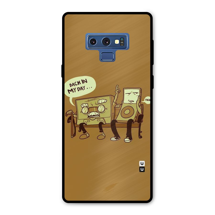Back In Day Casette Metal Back Case for Galaxy Note 9