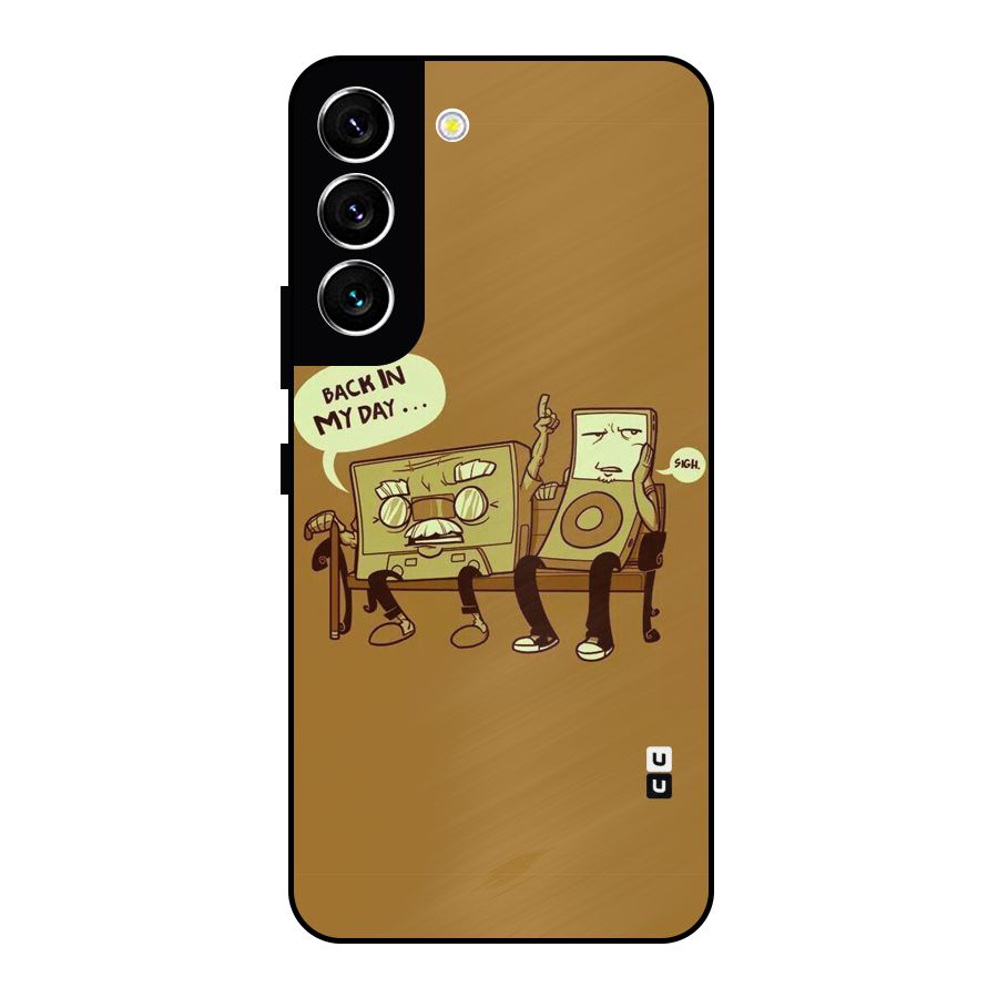 Back In Day Casette Metal Back Case for Galaxy S22 5G