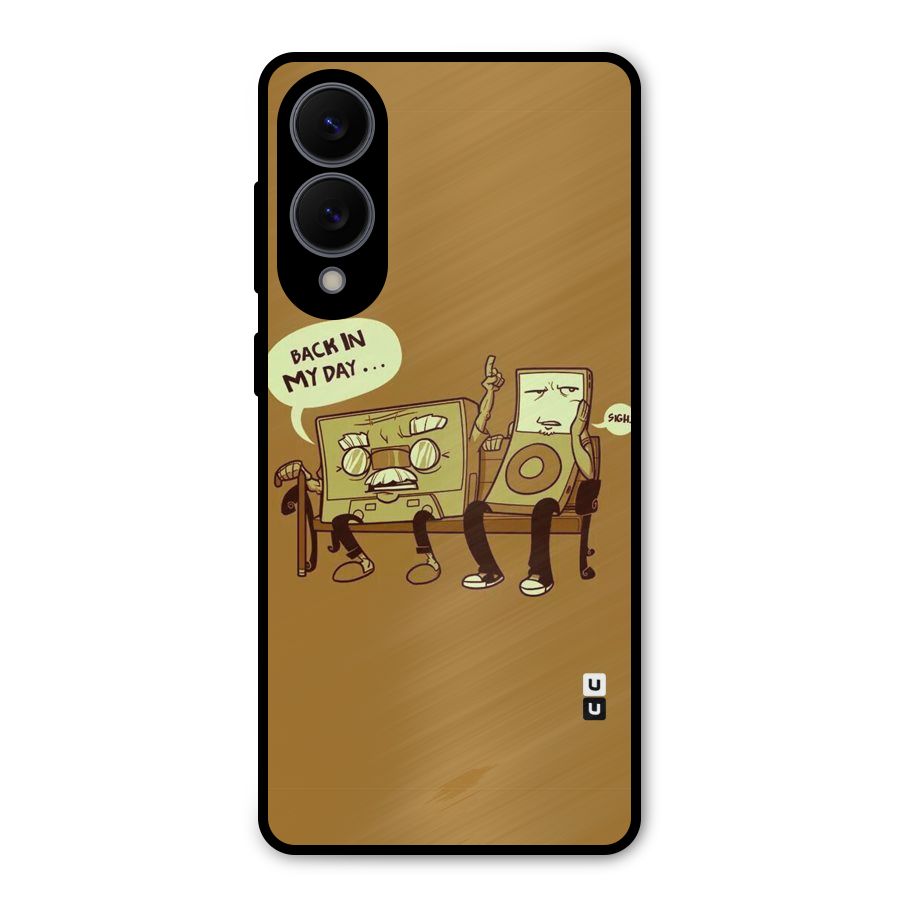Back In Day Casette Metal Back Case for Galaxy S25 Edge
