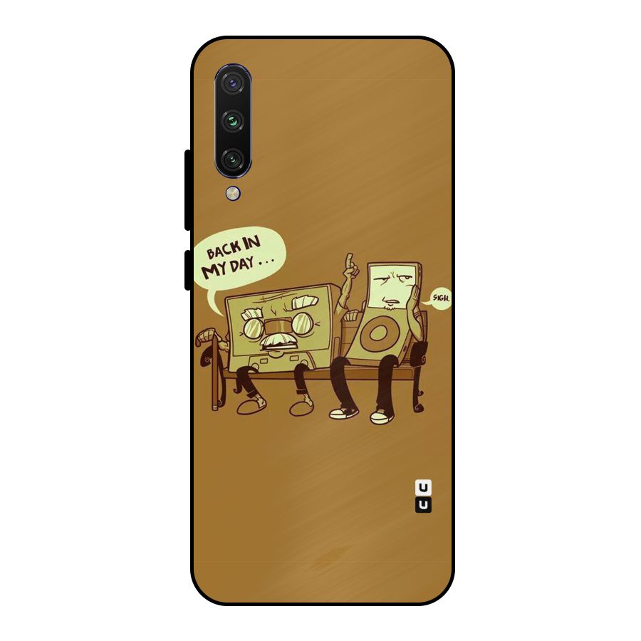 Back In Day Casette Metal Back Case for Mi A3
