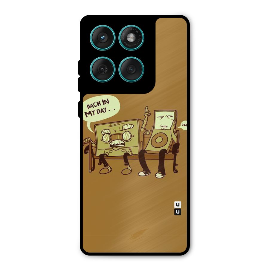 Back In Day Casette Metal Back Case for Motorola Edge 60 Fusion