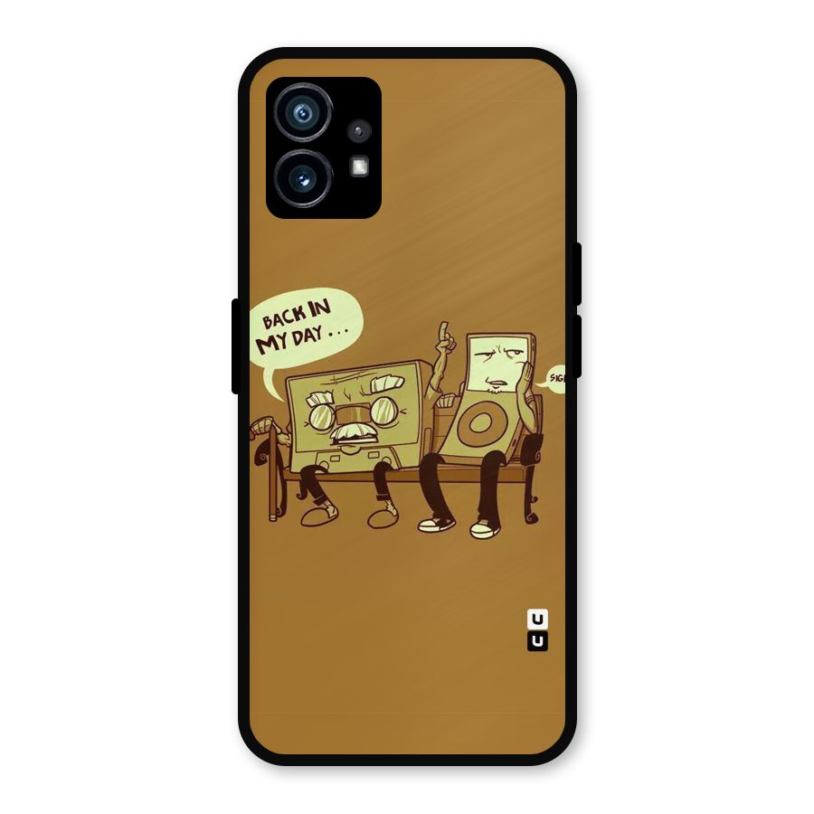 Back In Day Casette Metal Back Case for Nothing Phone 1