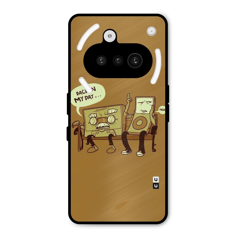 Back In Day Casette Metal Back Case for Nothing Phone 3a