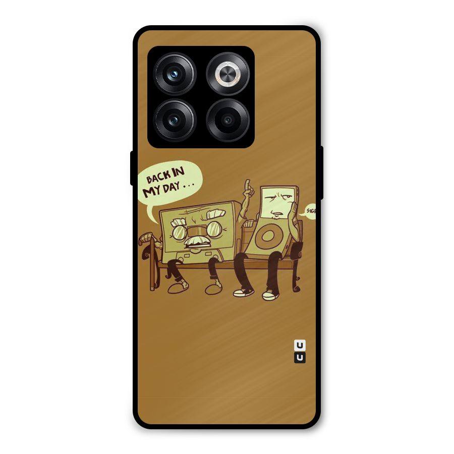 Back In Day Casette Metal Back Case for OnePlus 10T