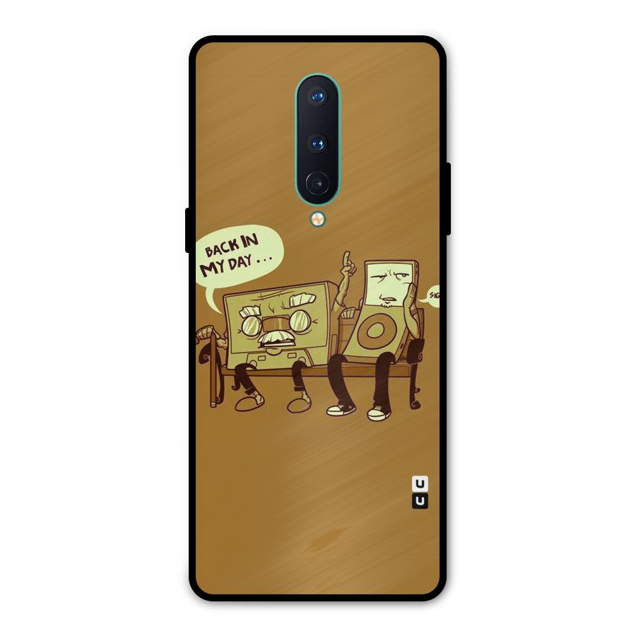 Back In Day Casette Metal Back Case for OnePlus 8