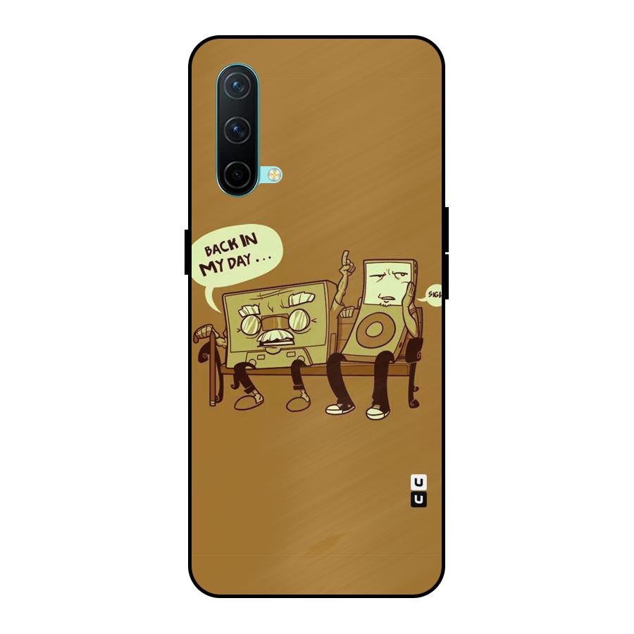Back In Day Casette Metal Back Case for OnePlus Nord CE 5G