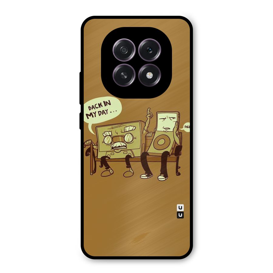 Back In Day Casette Metal Back Case for Oppo F29