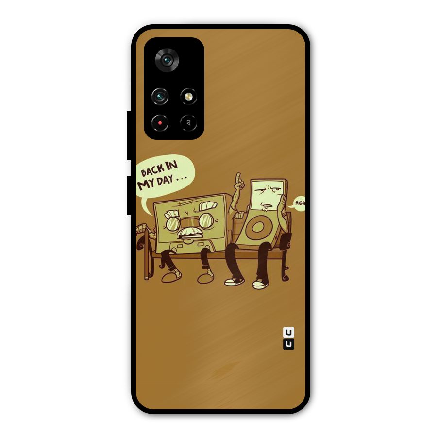 Back In Day Casette Metal Back Case for Poco M4 Pro 5G