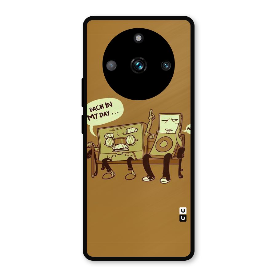 Back In Day Casette Metal Back Case for Realme 11 Pro Plus