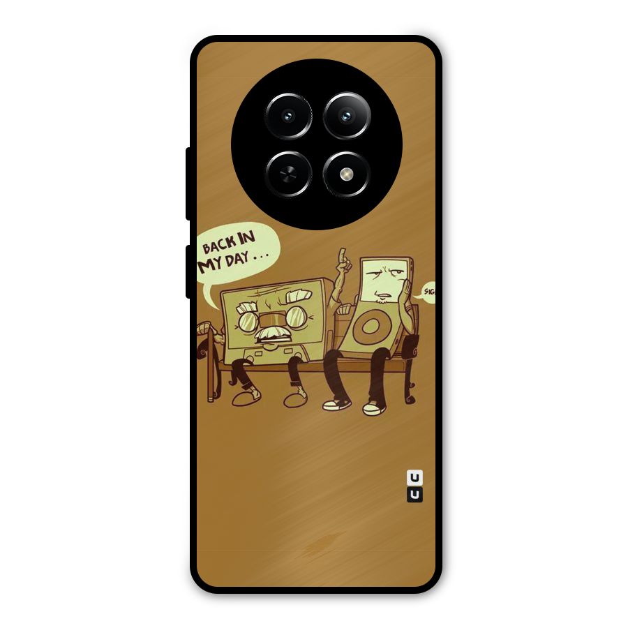 Back In Day Casette Metal Back Case for Realme 12x 5G