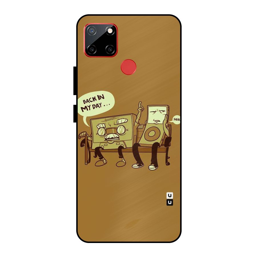 Back In Day Casette Metal Back Case for Realme C12