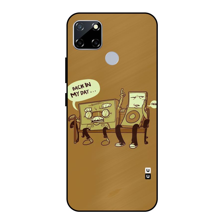 Back In Day Casette Metal Back Case for Realme Narzo 20