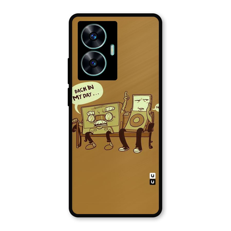 Back In Day Casette Metal Back Case for Realme Narzo N55