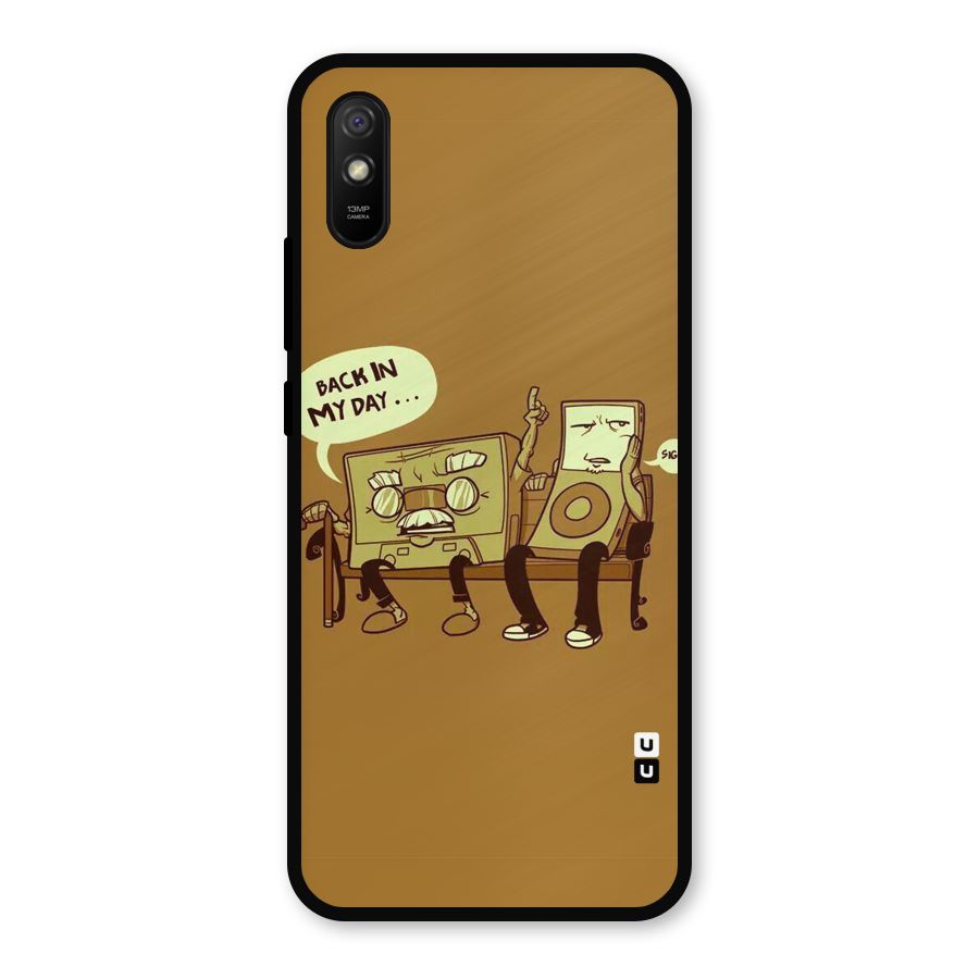 Back In Day Casette Metal Back Case for Redmi 9i