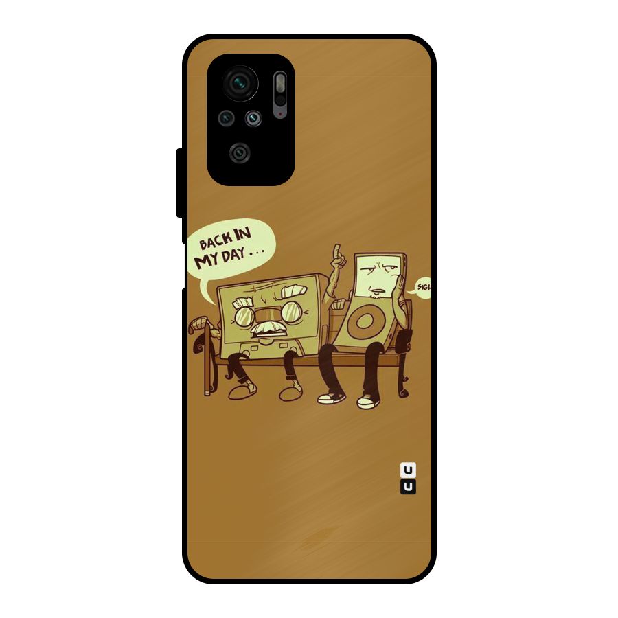 Back In Day Casette Metal Back Case for Redmi Note 10S