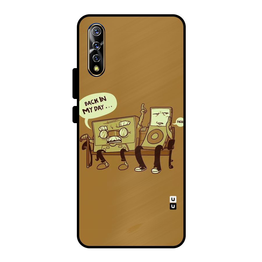 Back In Day Casette Metal Back Case for Vivo S1