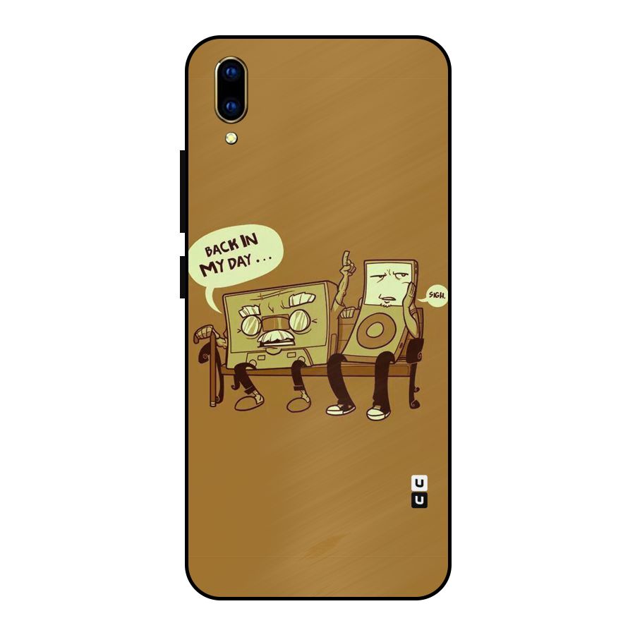 Back In Day Casette Metal Back Case for Vivo V11 Pro