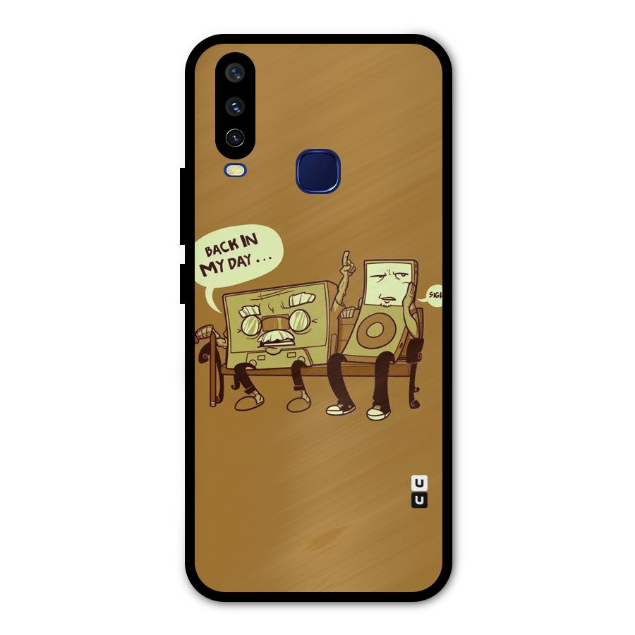 Back In Day Casette Metal Back Case for Vivo V17